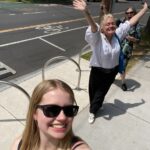 Angourie Rice Instagram - 3 states, 4 timezones, 4 schools, 12 days, too many bookstores to count. thank you @_melissaluckman and @walkerbooksaus for taking us on an incredible book tour for #StuckUpAndStupid ❤️🐚☀️