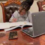 Aniela Gumbs Instagram – Study study studying! #tgit #greysanatomy #StraightAisCalling  #anielagumbs #scholar #Zola #cute #actor #fit #bestreel #comment #like #follow #blackhistorymonth #love @greysabc