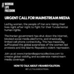 Anika Noni Rose Instagram - #Repost @iraniandiasporacollective ・・・ ~15K imprisoned protestors, activists, artists, musicians, journalists, and students are at risk of death sentences. Click the link in our bio or visit bit.ly/talkaboutiran to access a living document with updates from on-the-ground sources inside Iran that will equip you to #betheirvoice. #iranrevolution #freeiran #womanlifefreedom