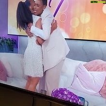 Anika Noni Rose Instagram - Finally downloaded both the pics and the moment. What a joy to sit and talk with my friend after so long. First the joy, then the settled pics. And NO, that’s not hair under my arm (but what if it was?!) just a shadow. What a gift to have this time with you, @iamjhud. A complete joy. Face @meccadickerson Hair @theglamdiaryy Dress: @_aje_ Earrings: @jenniferfisherjewelry Shoes: @femme_la Rings: @nadrijewelry Styled: @jasonrembert Asst @ww.ilt First and last are my faves. More pics to come. #jenniferhudsonshow #Dreamgirls #Effie #Lorrell #JenniferHudson #AnikaNoniRose This app will not let me be great! Cutting off heads and legs everywhere.😑