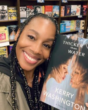 Anika Noni Rose Instagram - When your friend sends her amazingly honest, brave and beautiful new autobiography, but you have to travel before it reaches you…you go buy another one!

Congratulations, @kerrywashington!  It’s gorgeous!

#ThickerThanWater