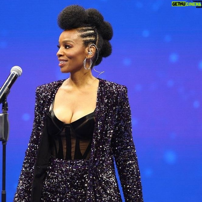 Anika Noni Rose Instagram - Many good memories from 2022. Here are just a few. Gave the commencement speech @goodwinuniversity and received an honorary PhD from the beautiful spirit that is Mark Scheinberg Sang the Nat’l Anthem in Arthur Ashe Stadium, before the match of the great Serena Williams at the @usopen. Saw the work of Harmonia Rosales (@honeiee), one of my favorite artists of all time, in person!! My amazing grandma was posthumously inducted into the Connecticut Women’s Sports Hall of Fame! (This is the last day to donate to our charity fund, btw. Link still in bio) I had my own exhibit at the @thewadsworth, thanks to the #amistadfoundation and some amazing people like #NelbaMarquezGreene, #JohnMotley and more. Had my face memorialized for the exhibit by the phenomenal @ellisechevarria60 . Got to record the audio for my dear friend’s beautiful new middle grade book. #TheManyFortunesOfMaya! So proud of Nicole D Collier @essentialcoco! I love to see my friend’s dreams come true! Got to meet, work with, laugh with, and love these amazingly talented, silly, beautiful spirits. @iamianforeman and @madisonbaezmusic. Love you to the moon and back! And was blessed to experience the beautiful islands and people of #Tahiti!! Māuruuru!! Thank you, 2022. So much magic and love and life. I’m so very grateful.