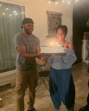 Anika Noni Rose Instagram - When it’s your birthday and you paint the town for your Virgo loved ones

And your hubby celebrates you.

And your friends celebrate you.

And you feel pretty boss in this season. 

And ultimately, a fresh braid, a clean, moisturized, softly tanned, naked face with chapstick is the truth of you. On this Sept 6, and always. 

Happy birthday to me yesterday. 

And thank you for all that sent me love, surrounded me with it, infused me with it, and held me up this past year. 

I’m ready for the joy to come. I’m ready to hit my stride. I’m ready to go hard and go soft. I’m ready to reintroduce myself. I’m ready. Let’s ride! 

Braids: @theglamdiaryy 

This naked face glow maintained by @tracyhudsonskincare 

“Boss” pic in buff suit @photosbyreem makeup @meccadickerson, hair @ryanburrellhair, styling @jasonrembert, courtesy of @munaluchibride magazine (have you gotten your hard copy yet?)

#VirgoSeason