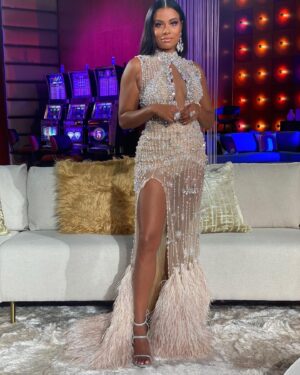 Anila Sajja Instagram - My reunion look ⭐️ inspired by 70’s VEGAS GLAM 🎲 it’s giving @cher !! 🎰🔥🔥🔥#casino #70s #vegas #glam #lifesagamble 

Dress custom designed: @bridesbynona 
Jewelry designer: @uniquely_irregular 
Shoe designer: @lesilla 
Hair: @dallaschristopherhair 
MUA: @carolinemakeuptime
Fashion Stylist: @ryanisstyle 
Assist: @isthatjawny 
.
#married2med #married2medicine #m2m #anilasajja #fashioninspo #fashioninfluencer #lookinspo #70svegasglam
