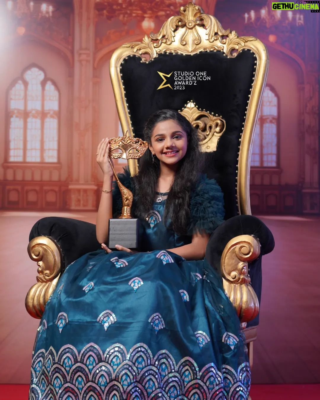 Anjali Manasvi - 12.1K Likes - Best child artist award 🏅 Thank you @studiooneincentertainments ✨
.
Outfit @nirmala__fashion_stylist