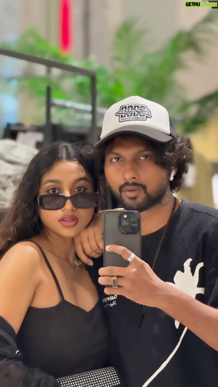 Anjana Mohan Instagram - #brothersister #fun #selfie #cute #fashion #attitude #happy #reels