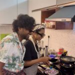Anjana Mohan Instagram - Panni….🐖🥓🐖 . #cooking #fun #reels #pork #family #brothersister
