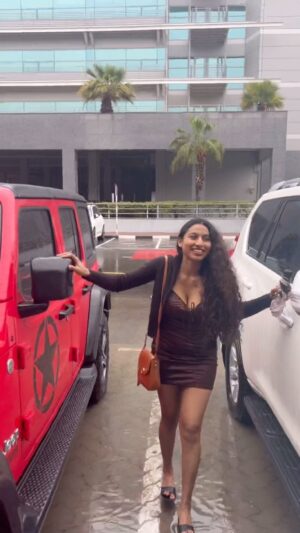 Anjana Mohan Instagram - Let it rain over me
.
#dubai #rain #rainy #day #mansoon 
#vlogger #instagram #reelsinstagram 
#reelitfeelit #reelsvideos #viralvideos 
#trendingreels #trendy #ownvoices