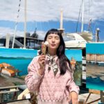 Anjaylia Chan Instagram - 會做 Gelato 的人根本就是藝術家！🍦 Yogurt 口味 是我的世一🤍🙋🏻‍♀️ 開心果口味 是我的世二💚🙋🏻‍♀️ 來！來！來！告訴我你喜歡甚麼口味！ #gelato #yogurt #sainttropez @longchamp #longchamphk #longchampsainttropez #longchampss24