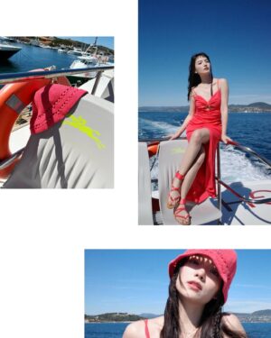 Anjaylia Chan Instagram - 和來自各地的美女們boat trip 🌊

大家一起拍拍拍📸

不知道大家有沒有留意到，其實很多人穿的都是同一件衣服。

只是不同的女生、不同的個性和特質，就穿出了不一樣的風格☀️

每一次換裝後都很期待看大家怎麼去演繹自己的衣服。

同一道海岸線，總有不一樣的風景。

@longchamp 
#LongchampStTropez 
#LongchampSS24
#longchamphk