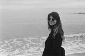 Anjelica Bette Fellini Instagram - Barcelona Beach in B&W