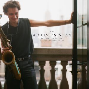 Anjelica Bette Fellini Instagram - The Walker is pleased to introduce the second installment of “The Artist’s Stay by @AnjelicaFellini” featuring artist & musician @augie_bello. Powered By @WavaWater. 

In Anjelica’s own words:

“Throughout the [Artists Stay] series, I’m striving to showcase a quality I believe is hard to feel in the ceaseless digitalization of today’s world. Through my lens, these artists are timeless, and we connect in real-time. In real life. It’s that same quality I’ve found at the Walker Hotel; a classic resilience to the prosaic. I’m inspired to bring more real moments to light through this collaboration.”

Stay tuned for more portraiture and insight into the creative process with this ongoing series.