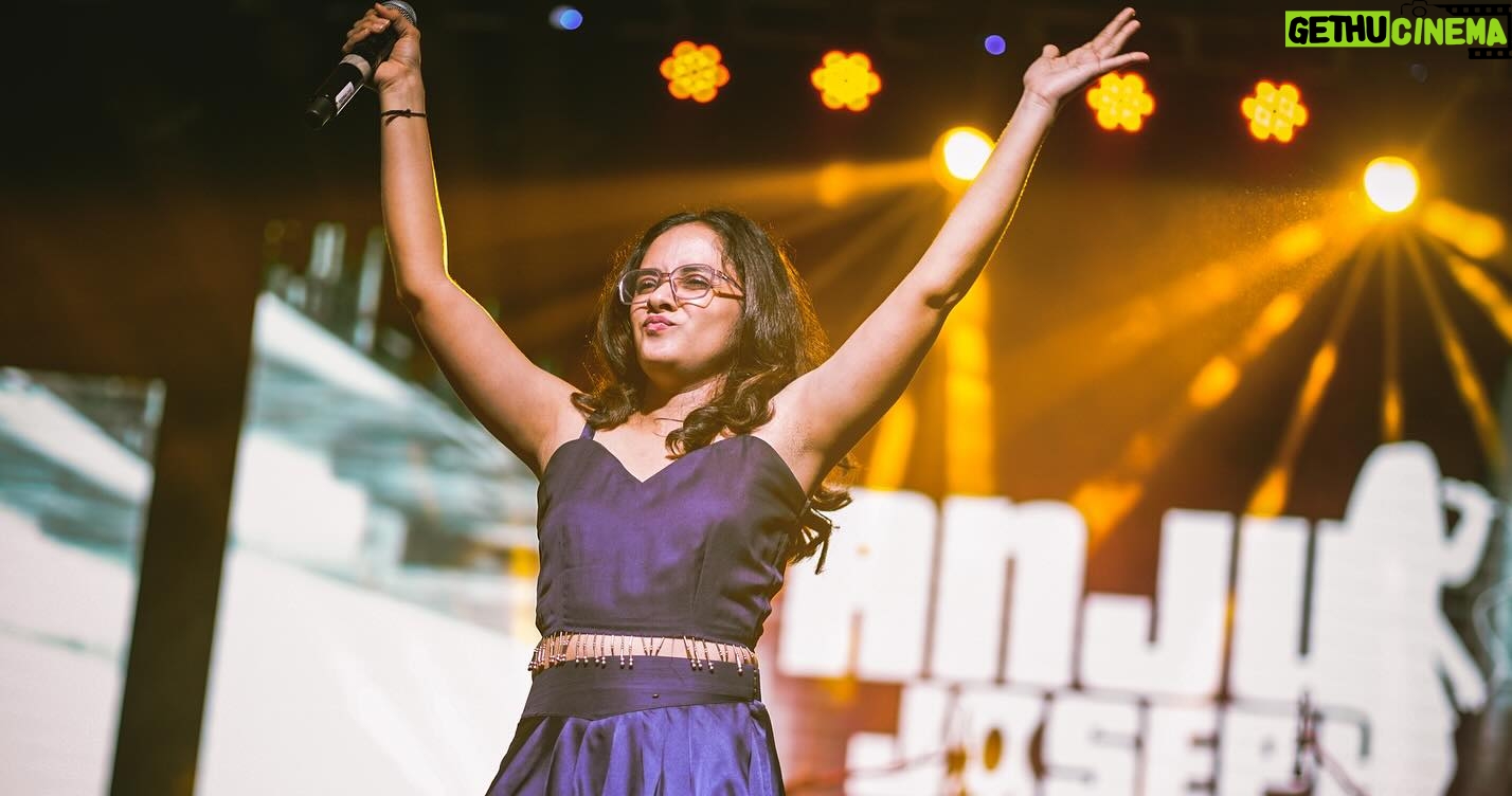 Anju Joseph Instagram - Thankyou Kannur for the love!!! Another gig done right with my people!!❤️ Cheers to many more❤️ Managed by @annmary_dsouza Clicks : @athul_shajiii Costume : @neethu_ann_roy