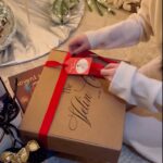 Ankhmaa Gankhuyag Instagram - Thank you for sending me these wonderful gifts every year🫂Thanks y’all♥️ Best of luck for 2024 🎄🥂🎁 @velinmagazine @centraltv.mn @arcticfoxmongolia @lenoxmongolia @michelamazonka