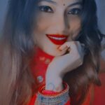 Ankita Bhowmick Instagram - Hume tumse 🫶 Kitna.... . . . . . #instareels #instagram #reels #reelsinstagram #reelsindia #reelsinsta #love #beautiful #traditional #feelings #reelitfeelit