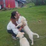 Ankita Bhowmick Instagram - The love and affection matters d most 🥰💖beautiful memories 😘 #memories #love #puppy #puppylove #cute #cutebaby #sweet #happy #happiness