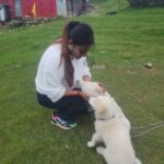 Ankita Bhowmick Instagram - The love and affection matters d most 🥰💖beautiful memories 😘 #memories #love #puppy #puppylove #cute #cutebaby #sweet #happy #happiness