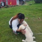 Ankita Bhowmick Instagram - The love and affection matters d most 🥰💖beautiful memories 😘 #memories #love #puppy #puppylove #cute #cutebaby #sweet #happy #happiness