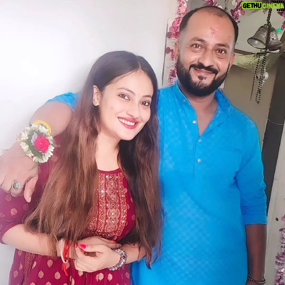 Ankita Bhowmick Instagram - Happy raksha Bandhan to all of you ❤️ 🕉🧿