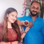 Ankita Bhowmick Instagram - Happy raksha Bandhan to all of you ❤️ 🕉🧿