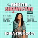 Ankita Shrivastav Instagram - Tour begins! ❤️ NEW CONTENT! Starting with Kolkata ending with Bengaluru aur haan is baar Delhi bhi haiiii! 🔥 Go book your tickets now. Ticket link in Bio! Milte hain aapke city main sooooooon💕can’t wait to meet you all! Lovely poster by @aasthakatrela 🤗