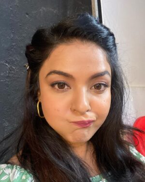 Ankita Shrivastav Instagram - I love being on shoots because when someone shouts ‘Action’, a million dreams of every person on that set move at twenty four frames per second, till you hear a ‘cut’ and the real world and its EMIs hit you again! But in between the seconds of ‘action’ & ‘cut’, you can be whoever you have always wanted to be.❤️

On this lovely shoot for @daburamlaindia, styled by @styledbyanna137. Special thanks to @jharnajana for the last minute help. Pictures by the lovely @eru0308 ✨
Thanks guys for making this happen. 🤗