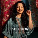 Ankita Shrivastav Instagram - Strike a pose, but make it fun! Presenting @filmychokri in @rishiandvibhuti for @gajra.gang! Styled in our teal boho kurta featuring trendy tassels and paired with sculpting Sharara. 🎀💙 Perfectly curated with a blend of tradition and style! Get yours exclusively at @NykaaFashion and slay the day! 🛒www.nykaafashion.com Exclusively available on Nykaa Fashion. Express Shipping Available. ##GajraGang #RishiAndVibhuti #NykaaFashion #Nykaa #JanhviKapoor #Tyohar #NewArrivals #Indianwear #FestiveStyles #FestiveCollection #Diwali #Fashion #Explore #Trending