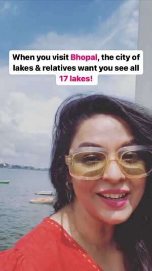 Ankita Shrivastav Instagram - Bhopal lakes are my true love now🫣😭❤️

#bhopal #lakes #pleasestop #