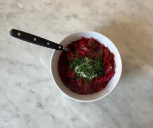 Anna Baryshnikov Instagram - assorted food and dog