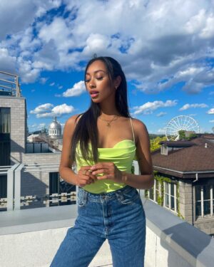 Anna-Maëlle Laprise Instagram - rooftop date