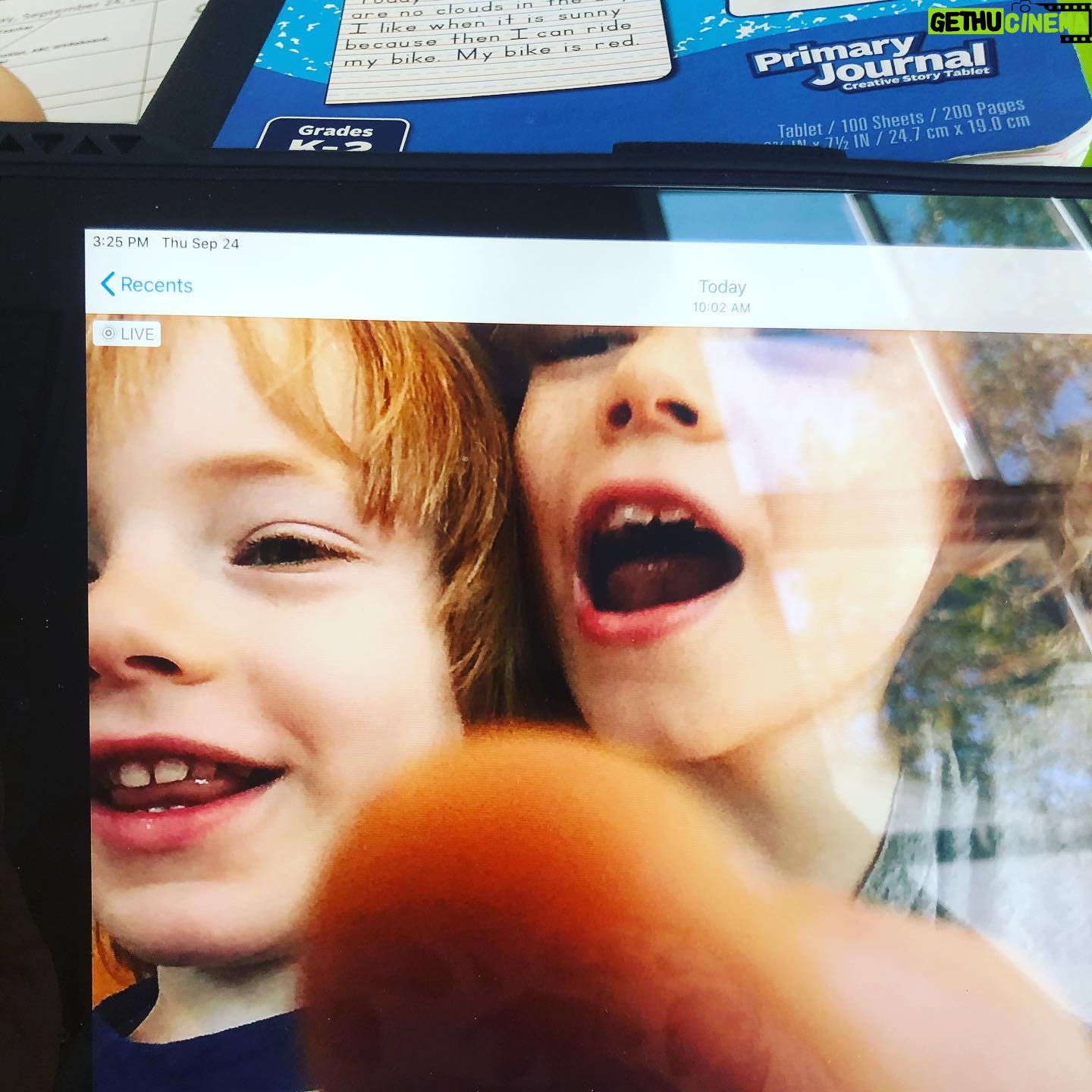 Anna Silk - 2.1K Likes - #nationalsonday Late but still posting...these sons of mine taking their own selfies and always making each other laugh❤️❤️❤️❤️. Love you boys!! And always listen to your mother:)