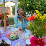 Anna Akana Instagram – backyard burning man birthday for @yasminjkassim 🎀