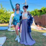 Anna Akana Instagram – backyard burning man birthday for @yasminjkassim 🎀
