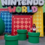 Anna Brisbin Instagram - Nothin like warpin around #SuperNintendoWorld at @unistudios. 🥰 Thank you @unistudios for the invite! #AtUniversal #invited #nintendo #warppipe