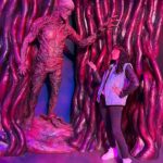 Anna Brisbin Instagram - Hail Lord Vecna. 🕰️ Had the best time as king Eddie Munson at the @strangerthings.experience with @strawburry17!! Was lucky enough to be invited for the VIP experience and while we weren’t allowed to record in the experience itself, trust it was RAD AS HELL AND NOW EDDIE MUNSON HAS SUPER POWERS. 🤘 Anywho here are some fun shots from the photo ops after the experience. 😂 Tix info are linked in my stories! 🤍 #longliveeddie #eddiemunson #invited #ad #strangerthings #strangerthingsexperience