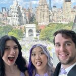 Anna Brisbin Instagram - HAPPY MAWWIAGE to @ms_brittanyjean & @victorioust13, two of the best, most supportive, most compassionate, most down for anything friends out there. So grateful NYU quidditch brought you (and us) together. 💜 Thanks for letting me part of your magical day. ✨