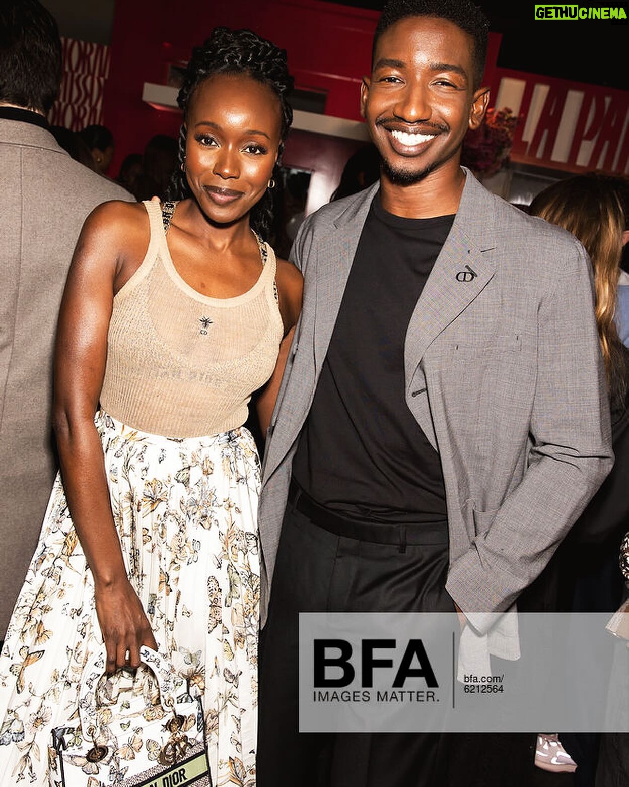 Anna Diop Instagram - #TheLatestttPost #ForgiveMeDior This night was amazing because I ran into my friend and one of the loveliest human beings I know - Mamadou A. ππΏ Annnnd got to play in Diorβs newest pop up πβ¨ #MissDior π@Dior