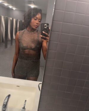 Anna Diop Instagram - Last Night at The Academy Gala in DIOR ✨✨✨