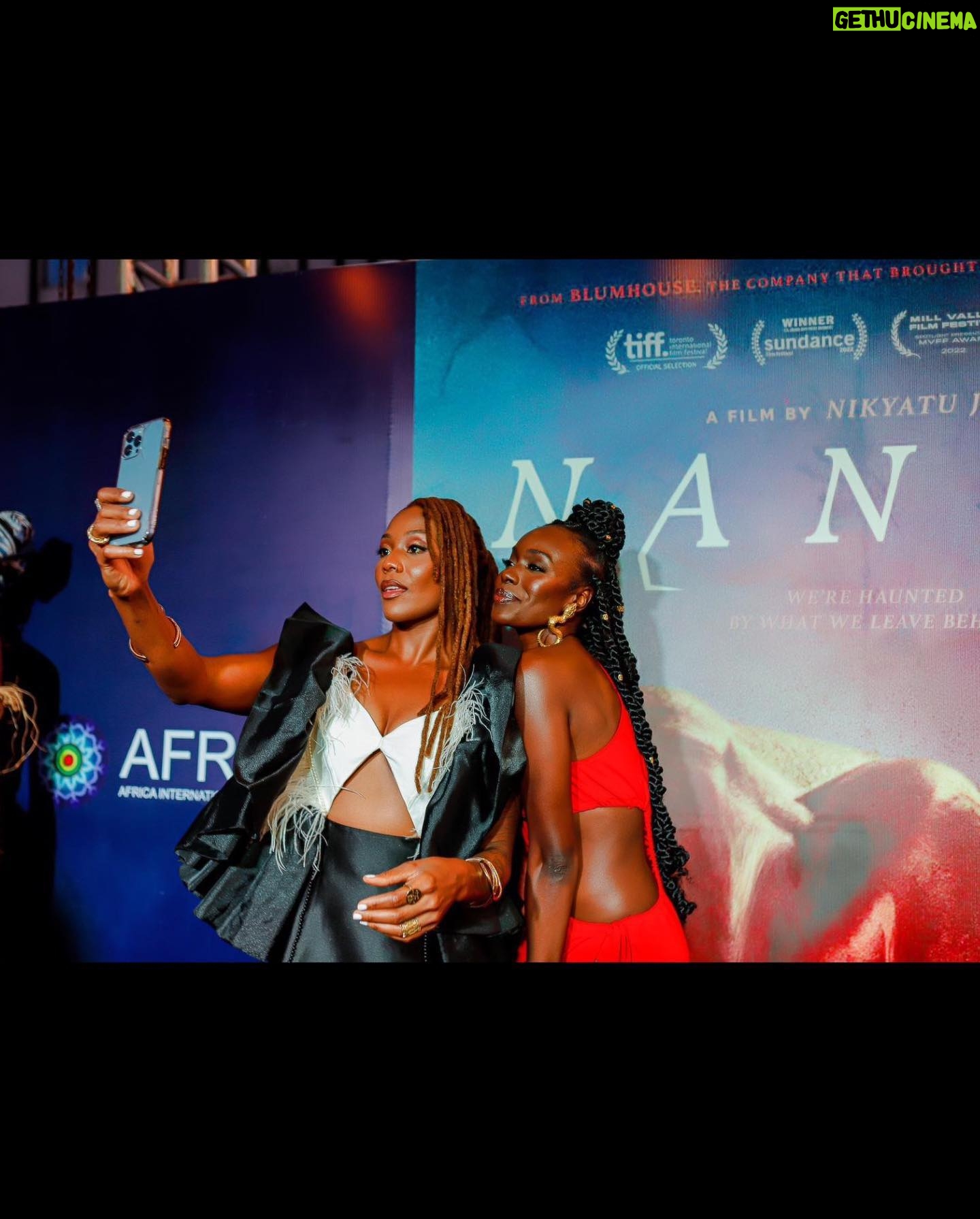 Anna Diop - 10.4K Likes - Lagos! Oh my…❤️ Nanny was the opening film at this year’s AFFRIF ✨ An incredibleeee night. And on top of it - Nikyatu and this DRESS 🤤 Love ✨❤️