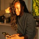 Anna Diop Instagram - Golden Hour ✨🖤