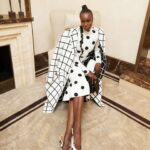 Anna Diop Instagram - #PFW #MARNI MUA @makeupbykellymcclain Hair @marcialuvlocks 🎥 @sarahkrickphotography 🖤 @jasonbolden
