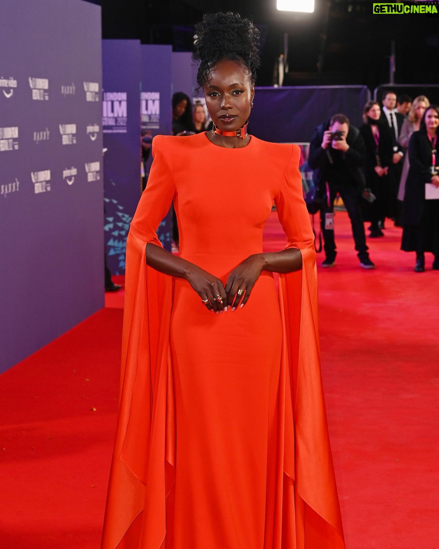 Anna Diop - 8.5K Likes - Overwhelmed with gratitude for our BFI London Premiere 🤍✨ It was our most memorable (and emotional) screening to date. Thank you to the @britishfilminstitute for one of the most beautiful evenings we’ve had the honor of experiencing on this journey. Thank you to the sold out theatre of 1500 guests. It took our breath away as we walked onto the stage to present the film 🥹 An incredible night ✨