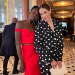 Anna Diop Instagram - We’re playing it cool but honestly we’re just a couple of dorks so excited about our movie, in theaters today! 🕷#NannyFilm