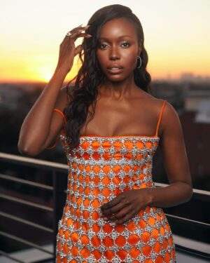 Anna Diop Instagram - The Book of Clarence Premiere ✨🧡

@gucci 
@cartier