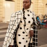 Anna Diop Instagram - MARNI and Me | A love story✨🖤 Paris Fashion Week MUA @makeupbykellymcclain HAIR @marcialuvlocks 🎥 @sarahkrickphotography 🖤 @jasonbolden