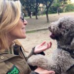 Anna Foglietta Instagram – Quante chiacchierate che ci facciamo. 
.
.
.
#gazza #mydog