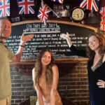 Anna Friel Instagram - She made the @twobrewerswindsor board. Thank you godfather Robert. @officialdavidthewlis @gracie_friel we love you 😘