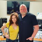Anna Friel Instagram – @andersmedia.inc this is how we roll on studio days. We keep our eye patches on!! – After almost 8 months we have one song left to do. The gentleman I am working with is  Alex . He is our vocal producer engineer , he has taught me so very much. I will take with me those lessons and memories and they will last forever, thank you  @i_am_adamanders  and @peerastrom  for your brilliant talent. @monarchonfox @foxtv @alx_anders