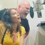 Anna Friel Instagram – @andersmedia.inc this is how we roll on studio days. We keep our eye patches on!! – After almost 8 months we have one song left to do. The gentleman I am working with is  Alex . He is our vocal producer engineer , he has taught me so very much. I will take with me those lessons and memories and they will last forever, thank you  @i_am_adamanders  and @peerastrom  for your brilliant talent. @monarchonfox @foxtv @alx_anders