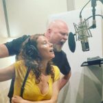 Anna Friel Instagram – @andersmedia.inc this is how we roll on studio days. We keep our eye patches on!! – After almost 8 months we have one song left to do. The gentleman I am working with is  Alex . He is our vocal producer engineer , he has taught me so very much. I will take with me those lessons and memories and they will last forever, thank you  @i_am_adamanders  and @peerastrom  for your brilliant talent. @monarchonfox @foxtv @alx_anders